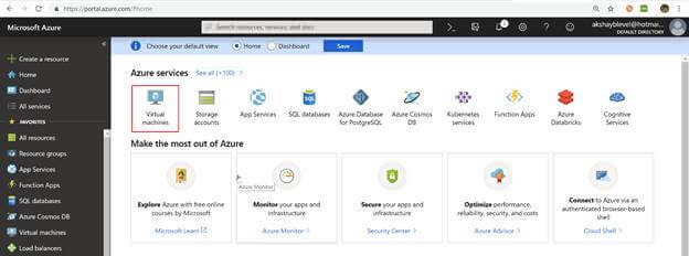 Construct Azure Virtual Machine